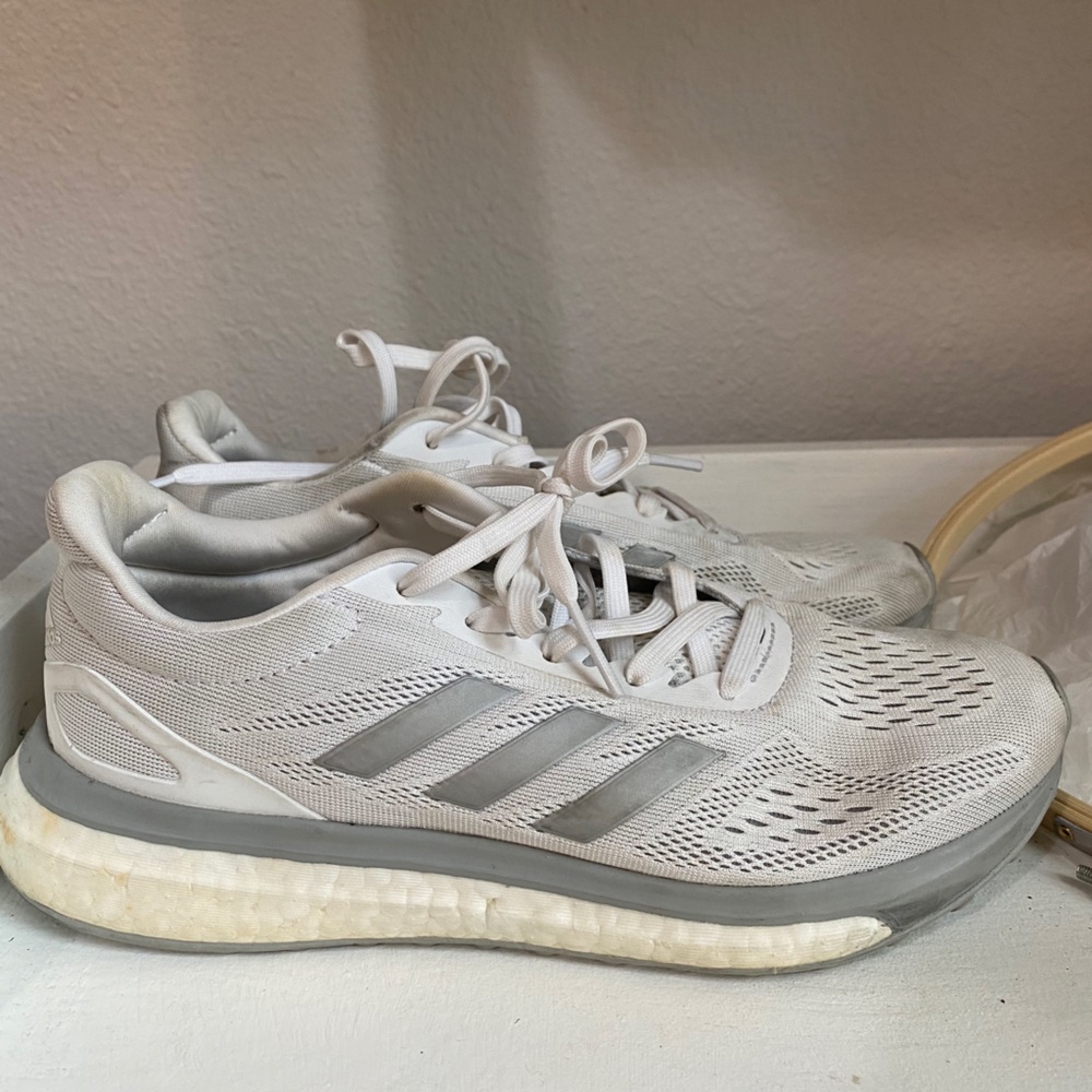 White & Gray Adidas
